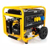 JCB 7.9kW / 9.8kVA Petrol Site Generator, 115V / 230V 15hp 457cc JCB Engine, Recoil &amp; Electric Start