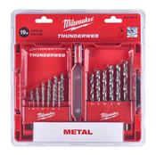 4932493869 Milwaukee Metal Drill HSSG ThW D338 Set-19 pc