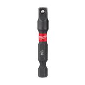 Milwaukee  1/4'' Hex to 1/4'' Square ShockWave Impact Duty Adaptor