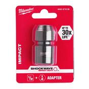 Milwaukee  Adapter Impact SHOCKWAVE 1/2" - 1/4" Hex