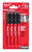 48223154 Milwaukee INKZALL Fine Tip Markers 4pcs