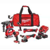 M18 Fuel Powerpack Brushless 6 Piece Kit (3 x 5ah)