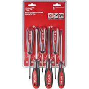 Milwaukee 6 Piece Tri-Lobe Screwdriver Set (Pozi/Slotted) image