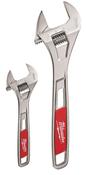 48227400 Milwaukee Adjustable Wrench Set 2pcs