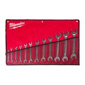 Milwaukee 4932492714 Double Open End Spanner Set – 12pc image