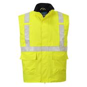 S776 - Bizflame Rain Hi-Vis FR Bodywarmer - Yellow image