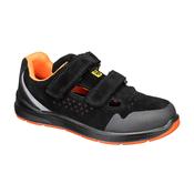 FE08 - Steel Cow Suede Sandal S1P ESD SR FO - Black/Grey