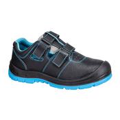 FS70 - Steel Action Leather Sandal S1P SR FO - Black/Blue