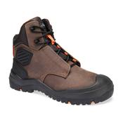 FT30 - Steel Leather Ankle Boot S3 SC HRO HI CI LG SR FO - Brown/Orange