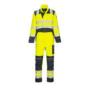 FR507 - PW3 Modaflame Work Hi-Vis Multi-Norm FR Coverall - Yellow/Navy image