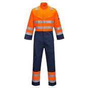 MV29 - Modaflame Work HVO Multi-Norm Contrast Coverall - Orange/Navy