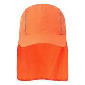 HA22 - Breathable Sun Shield Cap - Orange
