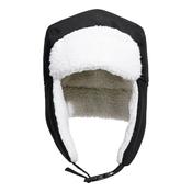 HA33 - Sherpa Lined Trapper Hat - Black