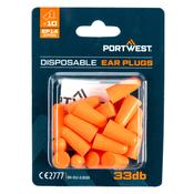 EP14 - PU Foam Ear Plugs Blister Pack (10 Pairs) - Orange image