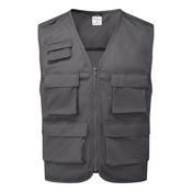 C704 - Work Vest - Metal Grey
