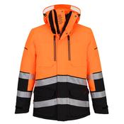 EV401 - EV4 Hi-Vis Expedition Parka Jacket Orange/Black