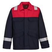 FR55 - Bizflame Work Two Tone FR Jacket - Navy image