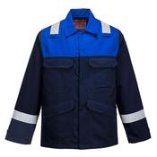 FR55 - Bizflame Work Two Tone FR Jacket - Navy/Royal