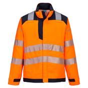 FR722 - PW3 Modaflame Work HVO Multi-Norm FR Jacket - Orange/Navy