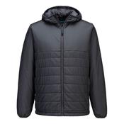 S608 - Professional Hooded Insulated Baffle Jacket - Metal Grey image