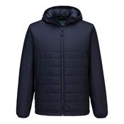 S608 - Professional Hooded Insulated Baffle Jacket - Navy image