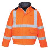 S773 - Bizflame Rain Hi-Vis FR Winter Bomber Jacket - Orange image