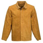 SW34 - FR Leather Welding Jacket - Tan image