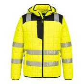 T165 - PW3 Hi-Vis Square Baffle Jacket - Yellow/Black image