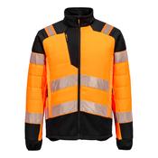 T170 - PW3 Hi-Vis Hybrid Baffle Jacket - Orange/Black image
