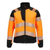 T171 - PW3 Hi-Vis Women's Hybrid Baffle Jacket - Orange/Black image