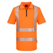 KX302 - KX3 Sport Hi-Vis Zip Polo Shirt S/S - Orange image