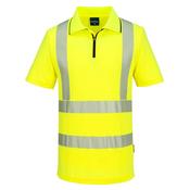 KX302 - KX3 Sport Hi-Vis Zip Polo Shirt S/S - Yellow