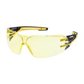 PR01 - Anthracite Wraparound Safety Glasses - Amber