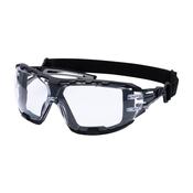 PR02 - Anthracite Wraparound Plus Safety Glasses - Clear