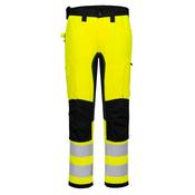 CD848 - WX2 ECO Hi-Vis Stretch Trade Trouser - Yellow/Black