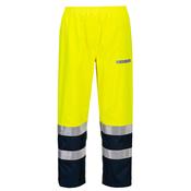 FR410 - Bizflame Rain+ Hi-Vis Multi-Norm Contrast FR Trousers - Yellow/Navy image