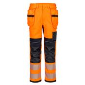 FR415 - PW3 Modaflame Work HVO FR Holster Trousers - Orange/Navy image