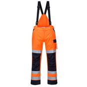 MV71 - Modaflame Rain+ Hi-Vis Multi-Norm Contrast FR Trousers - Orange/Navy image