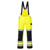 MV71 - Modaflame Rain+ Hi-Vis Multi-Norm Contrast FR Trousers - Yellow/Navy image