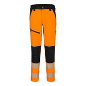 T140 - PW3 Hi-Vis Stretch Trouser - Orange/Black image