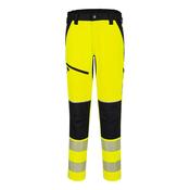 T140 - PW3 Hi-Vis Stretch Trouser - Yellow/Black image