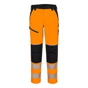 T141 - PW3 Hi-Vis Women's Stretch Trouser - Orange/Black image