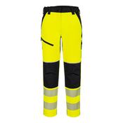 T141 - PW3 Hi-Vis Women's Stretch Trouser - Yellow/Black image