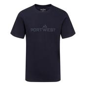 B198 - Portwest Cotton T-Shirt S/S - Navy