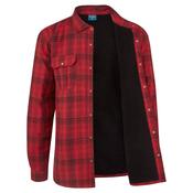 KA313 - KA3 Sherpa Lined Check Shirt - Red image