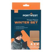 B035 - Winter Accessory Set (3pcs) - Black