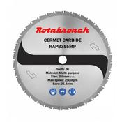 Rotabroach Multi Purpose Cermet Blade 355mm x 25.4mm x 36T RAPB355MP