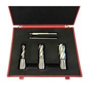 Rotabroach 3 piece cutter kit 14,18,22 cutters with one pilot bit RAPK1000