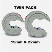 Rothenberger PRO-CUT Copper Tube Cutter Twin Pack 15 + 22mm
