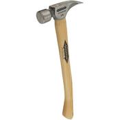 Stiletto Ti14SC-H18 Curved Titanium Hickory Hammer - Straight Face - 397g